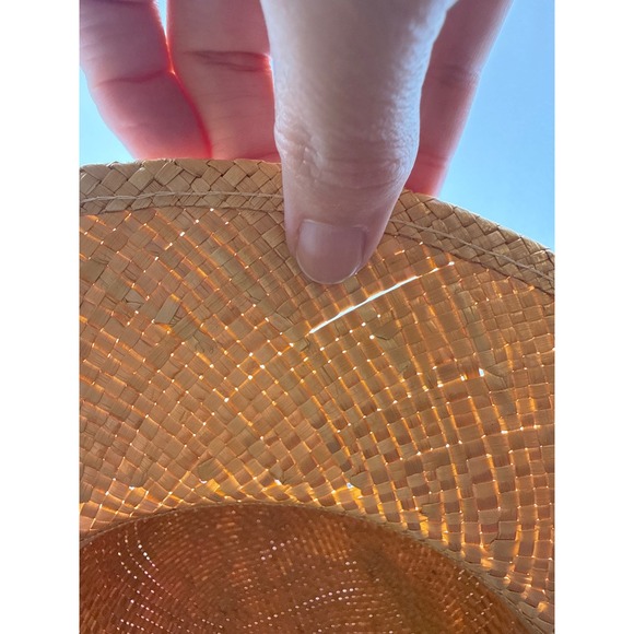 Vintage Mary Quant Straw Sun Hat Psychedelic Pink Floral Animal Print England main image 6